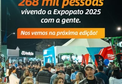 Expopato 2025 consolida Pato Branco no centro dos grandes negócios e atrai 268 mil visitantes