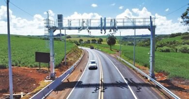 Pedágio modelo FRE-FLOW o primeiro do Parana no sudoeste.